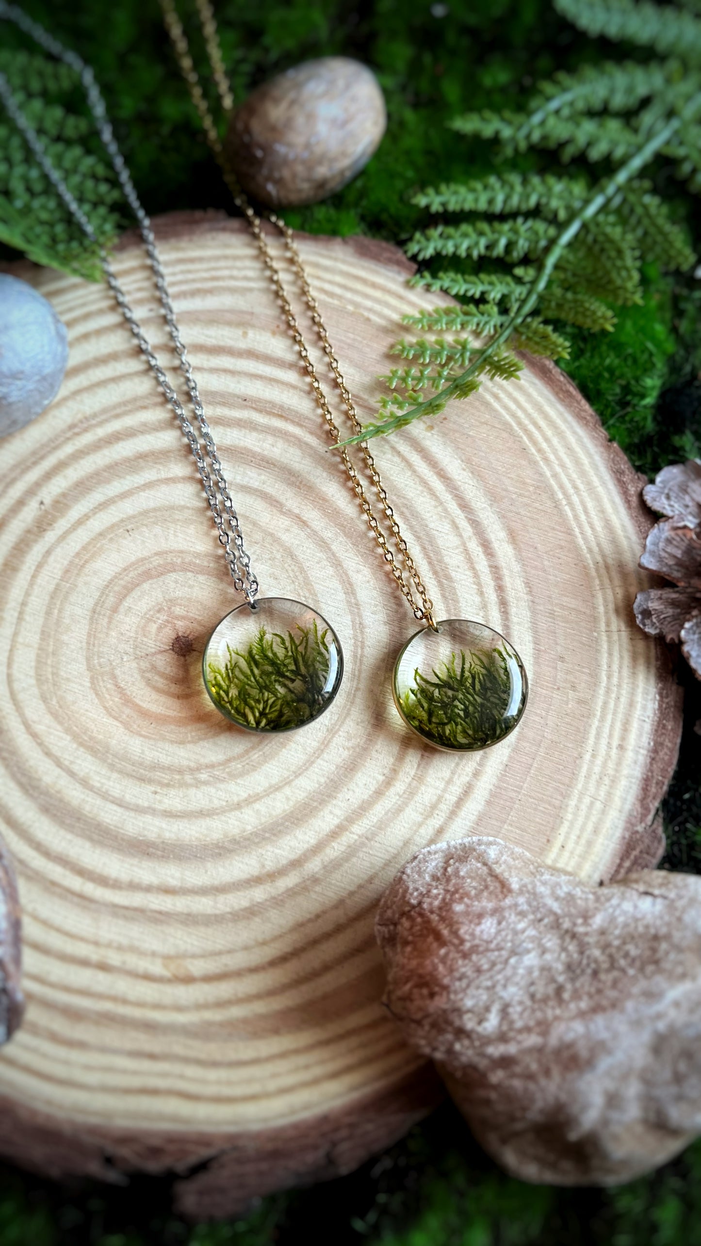Moss pendant