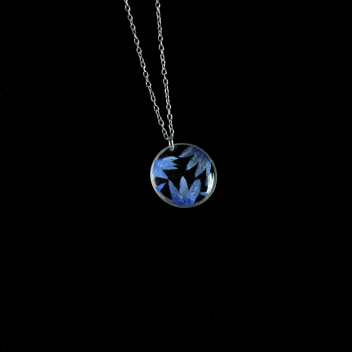 Cornflower pendant