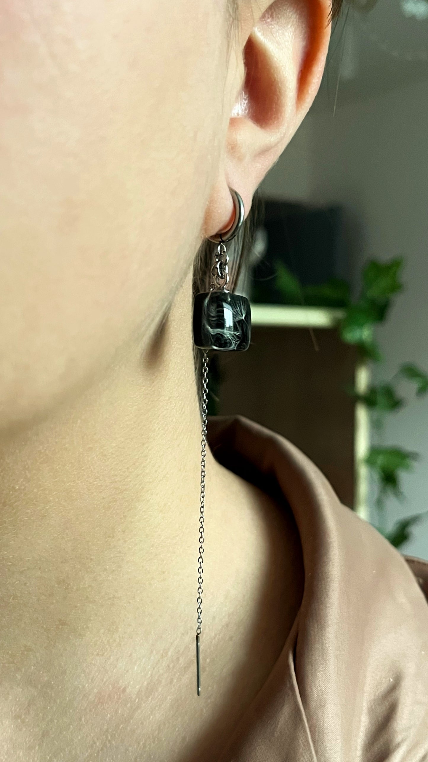 Dandelion earrings