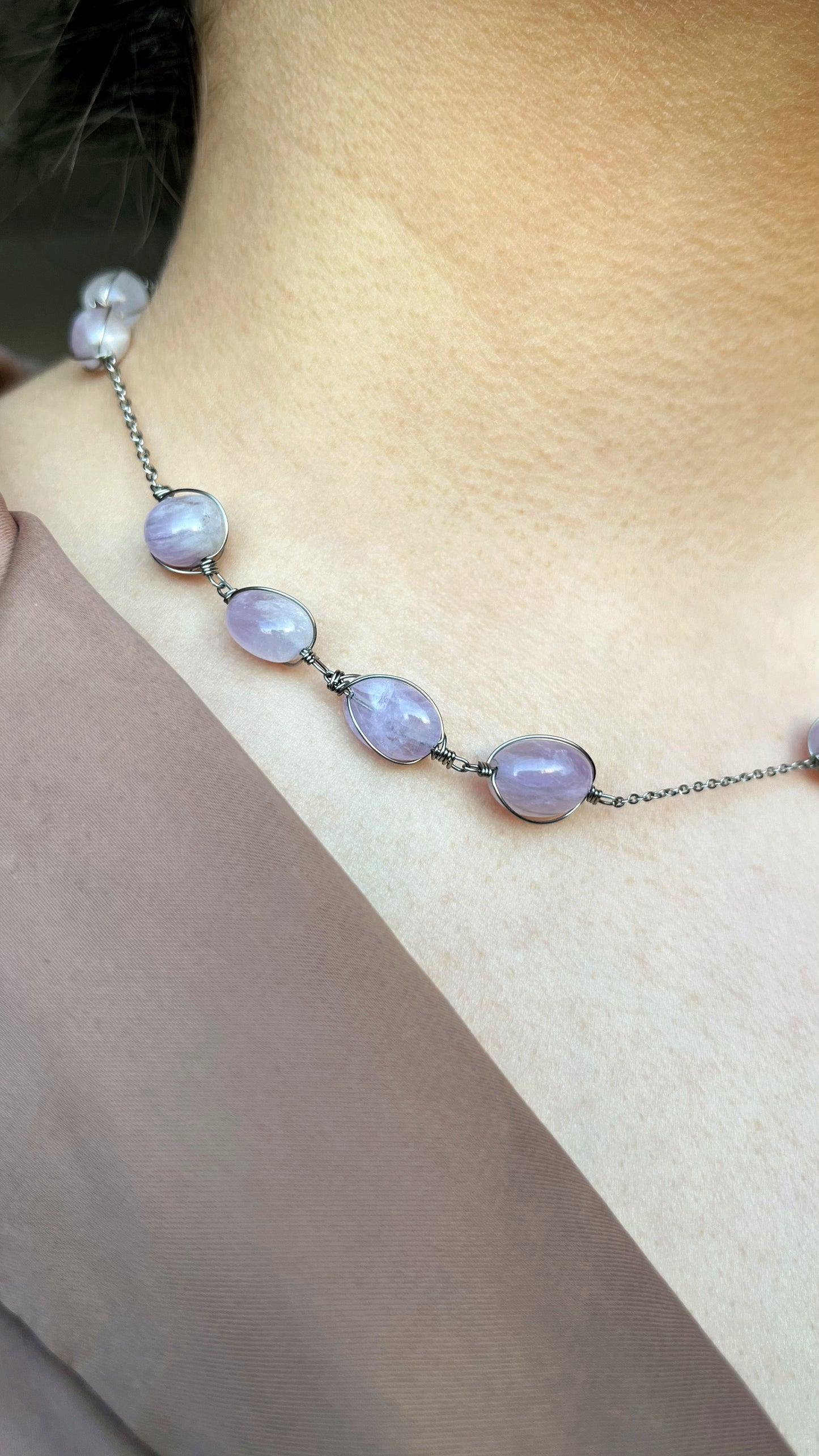 Amethyst necklace