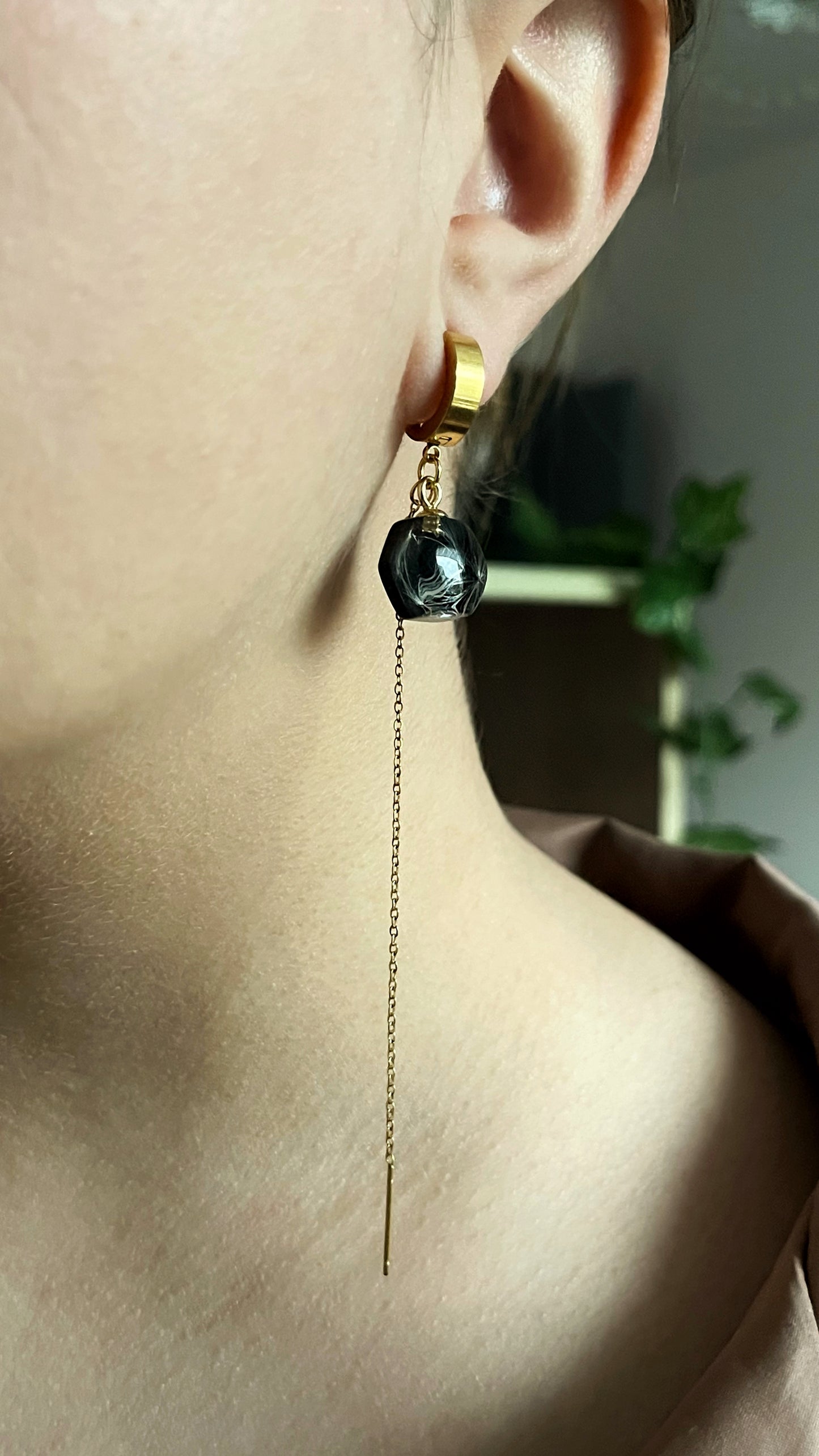 Dandelion earrings