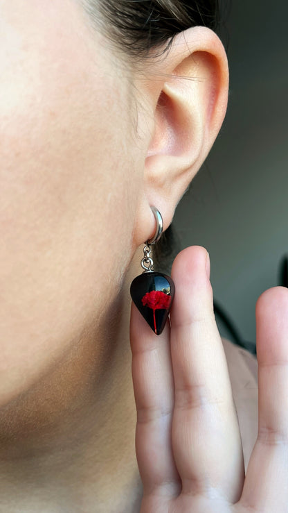 Baby’s breath earrings