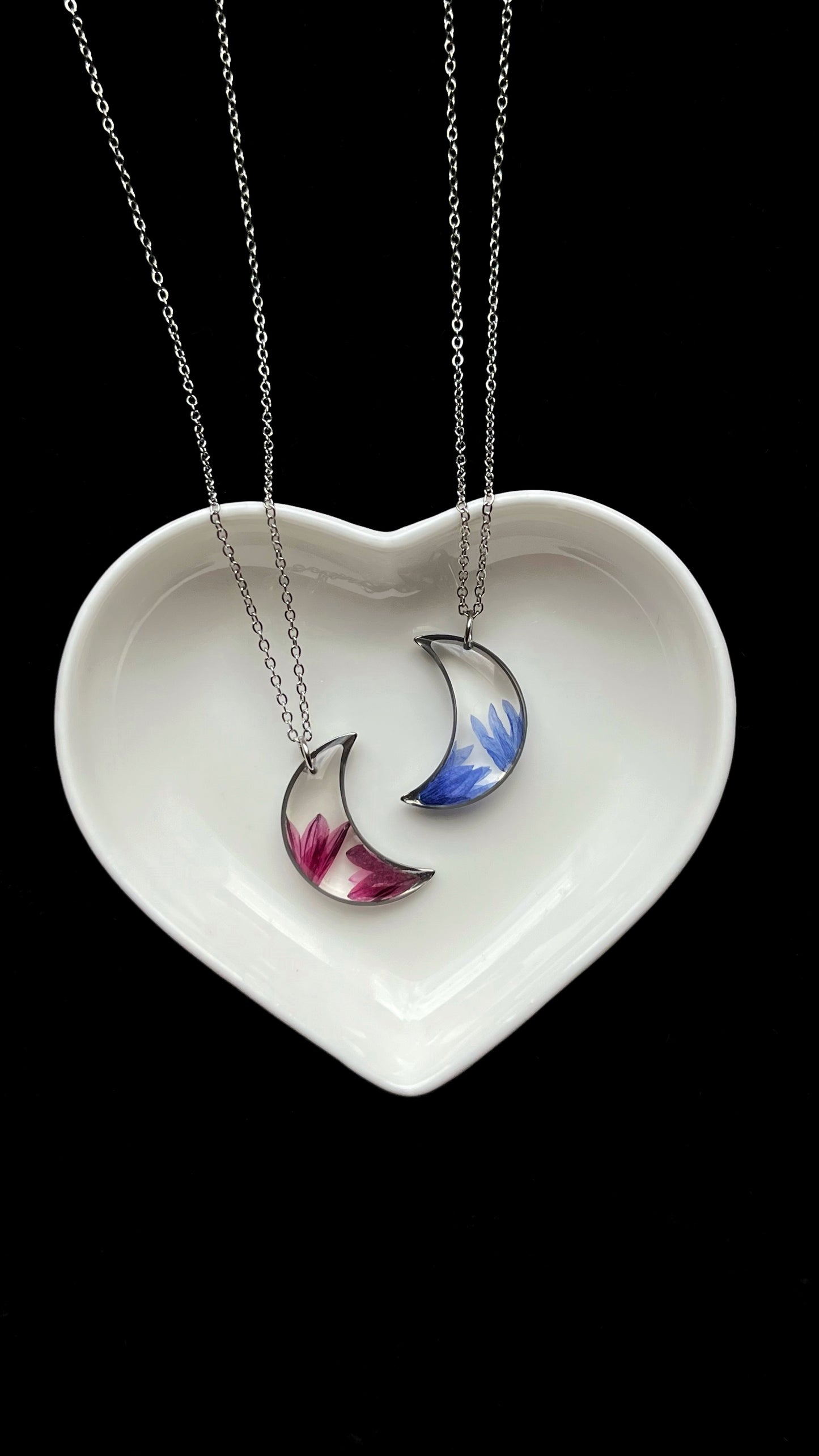 Cornflower pendants