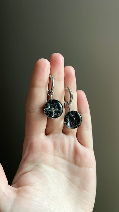 Dandelion earrings