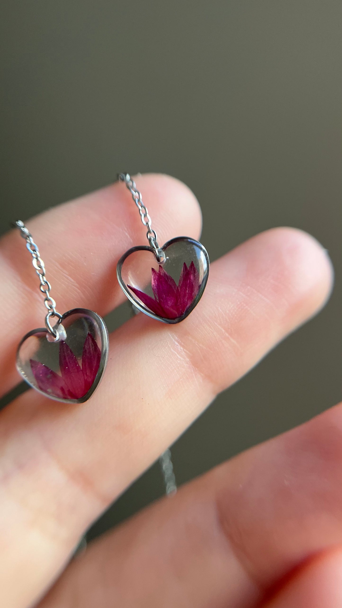 Cornflower earrings