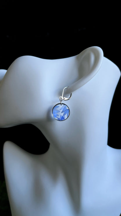 Cornflower earrings
