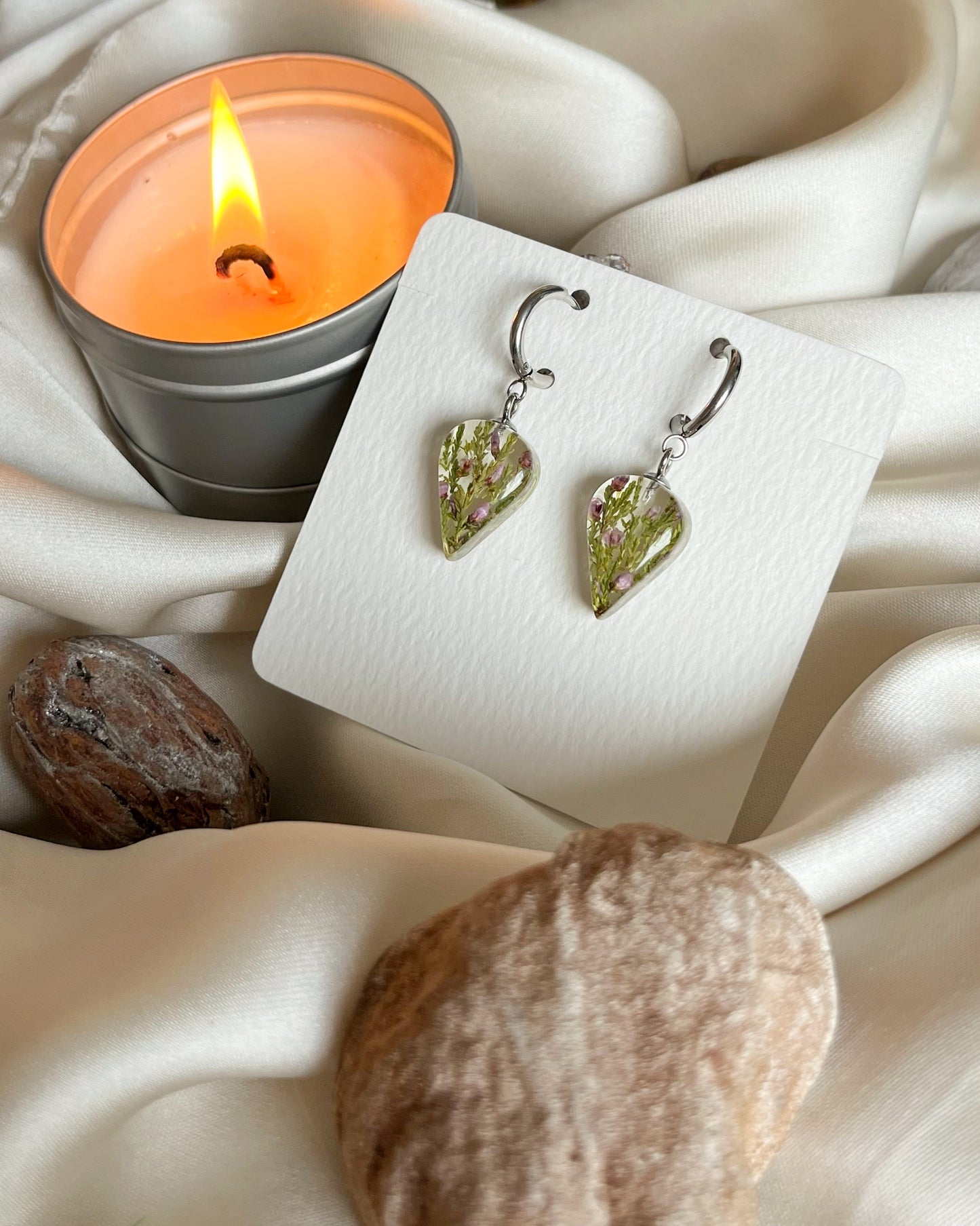 Heather earrings