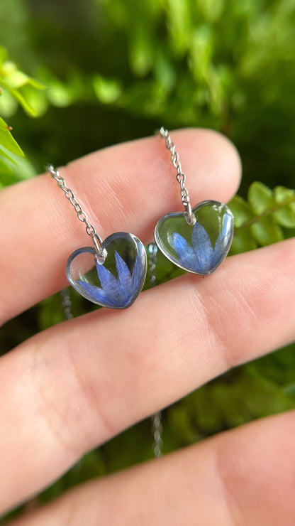 Cornflower earrings