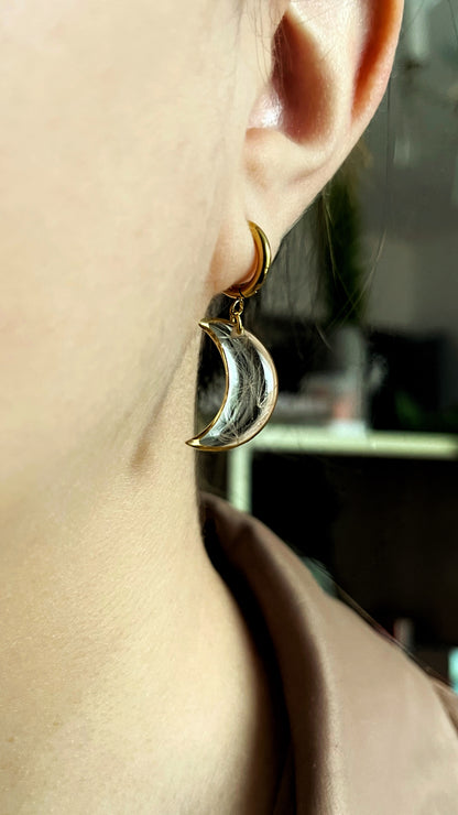 Dandelion earrings