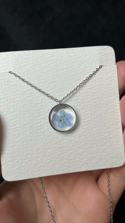 Forget-me-not pendant