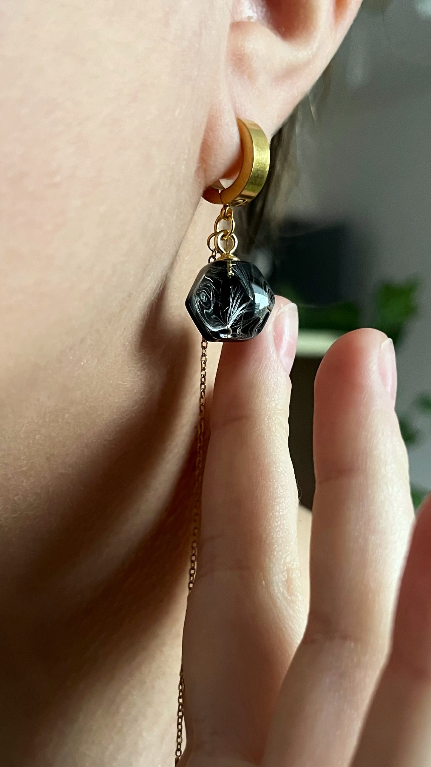 Dandelion earrings