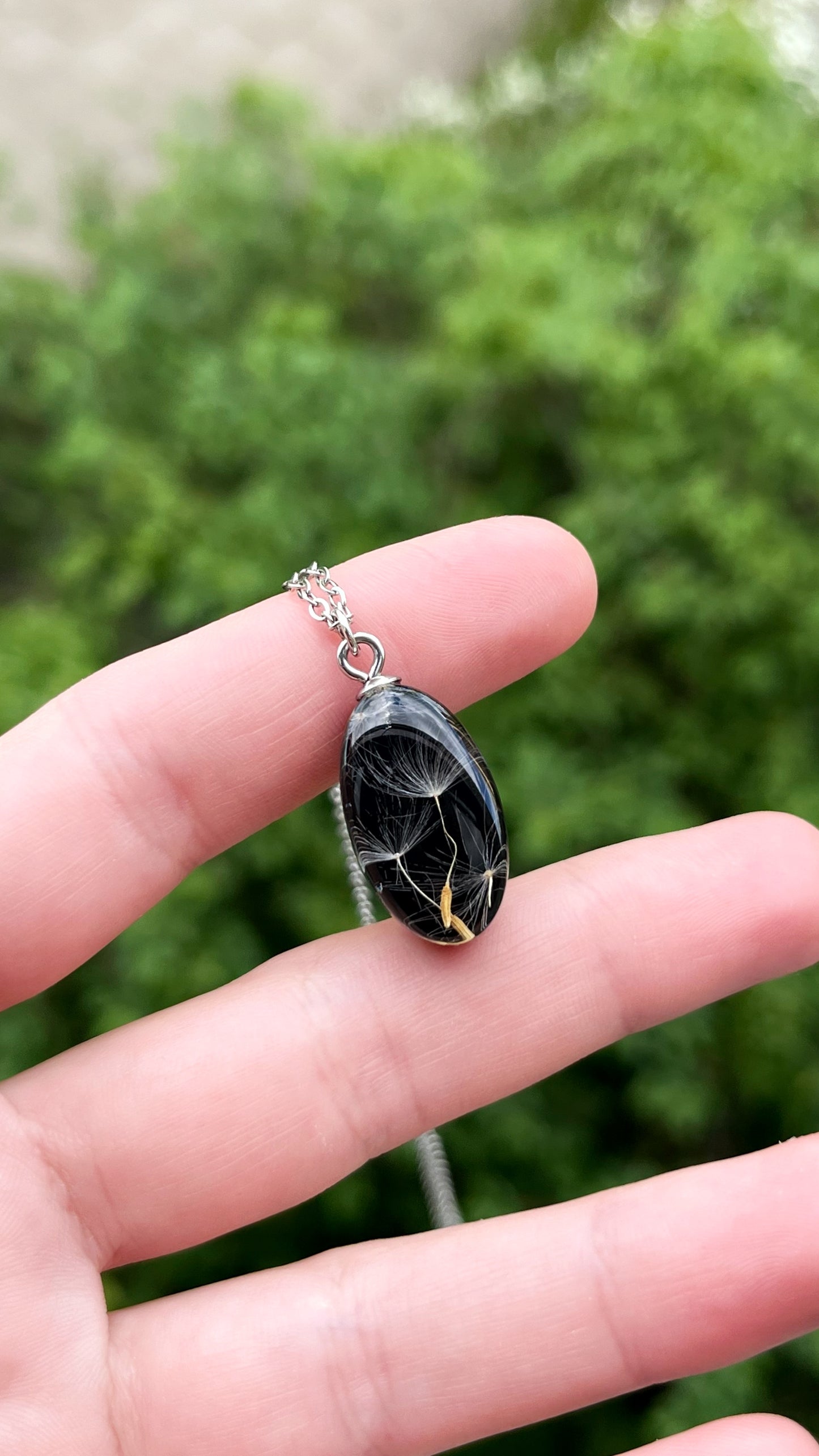 Dandelion pendant