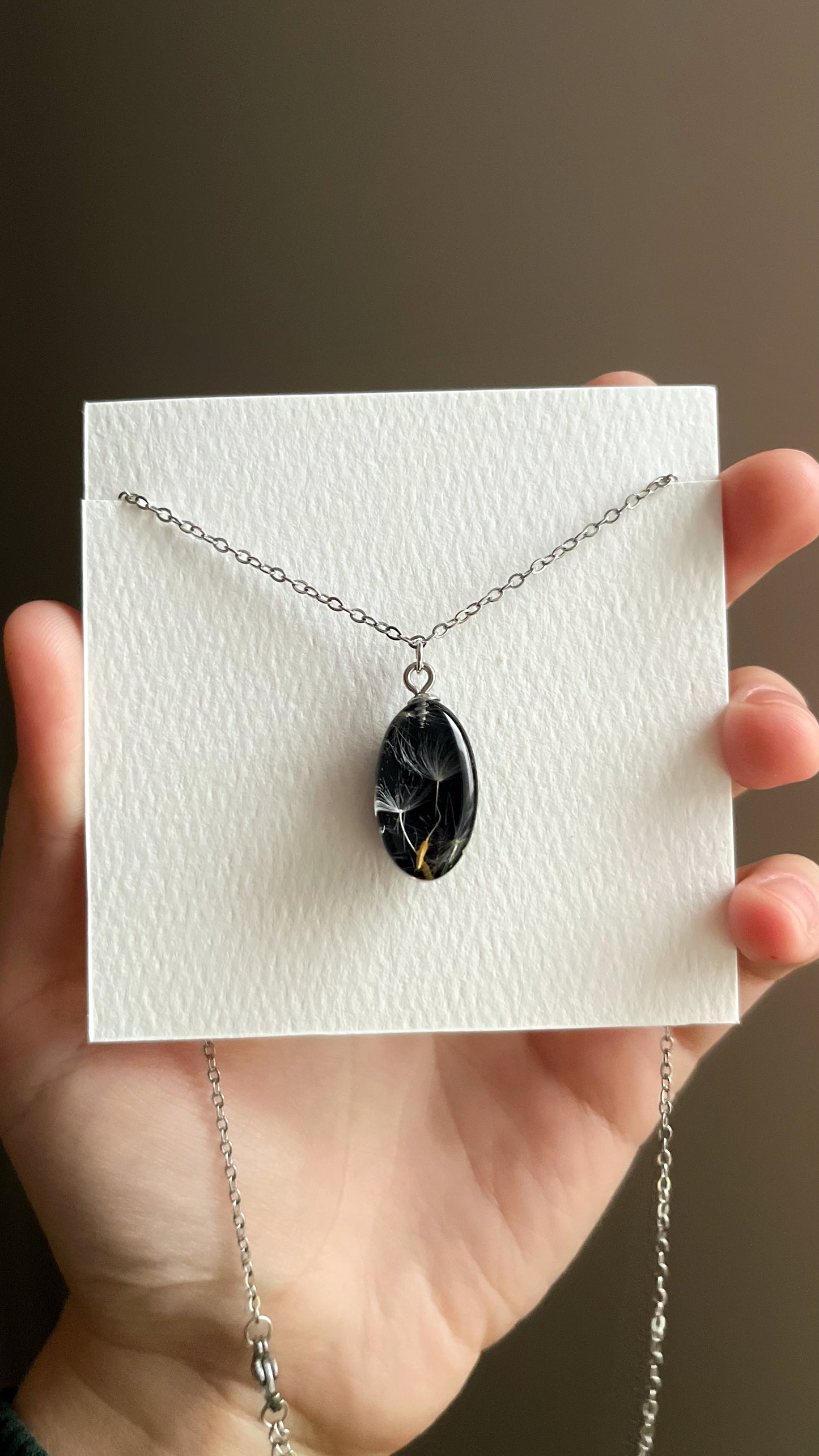 Dandelion pendant