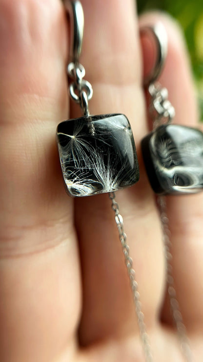 Dandelion earrings