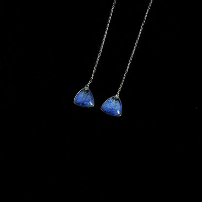 Cornflower earrings
