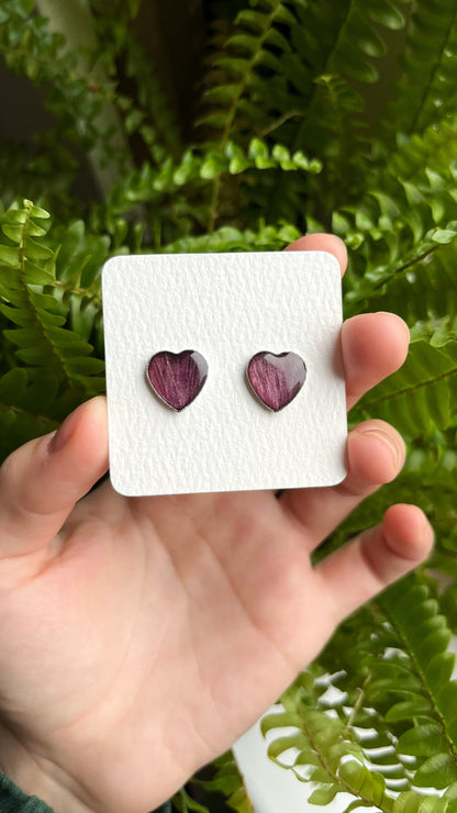 Tulip stud earrings