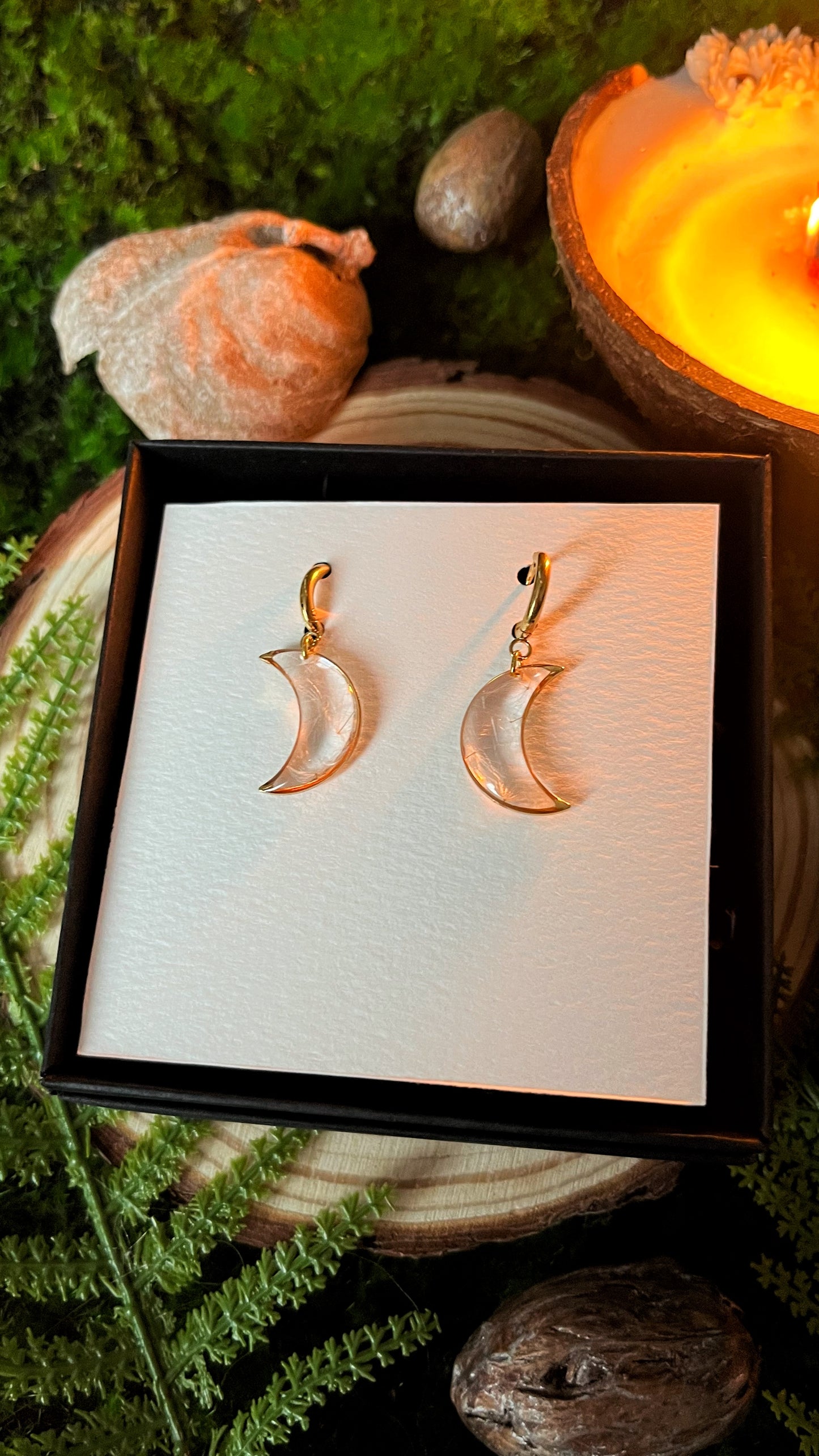 Dandelion earrings