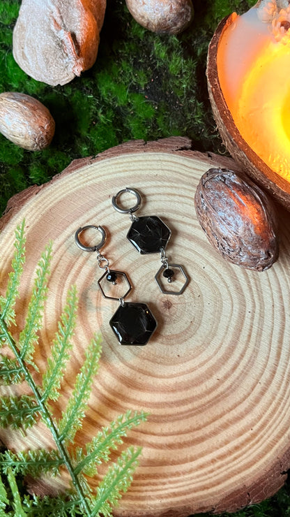 Dandelion earrings