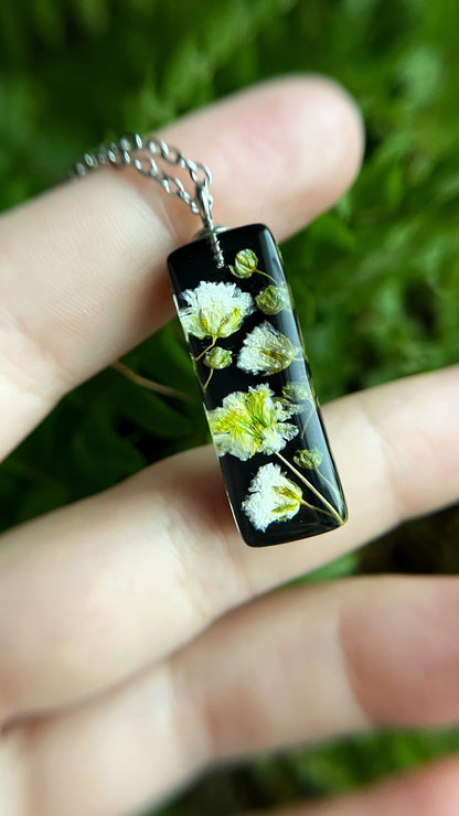 Baby’s breath pendant