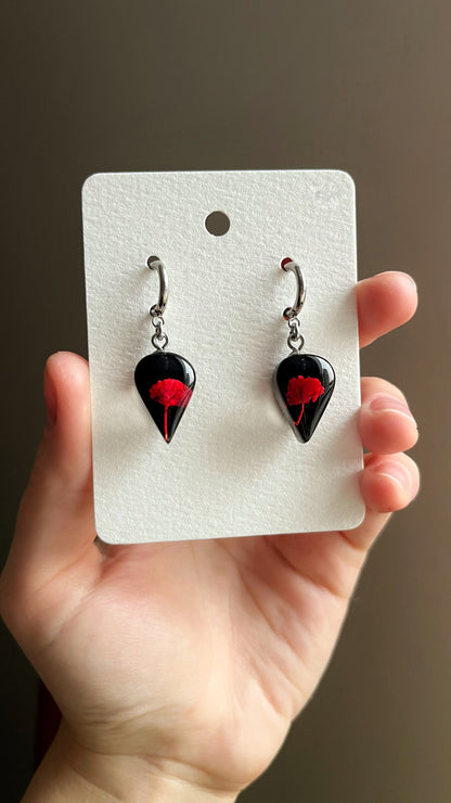 Baby’s breath earrings