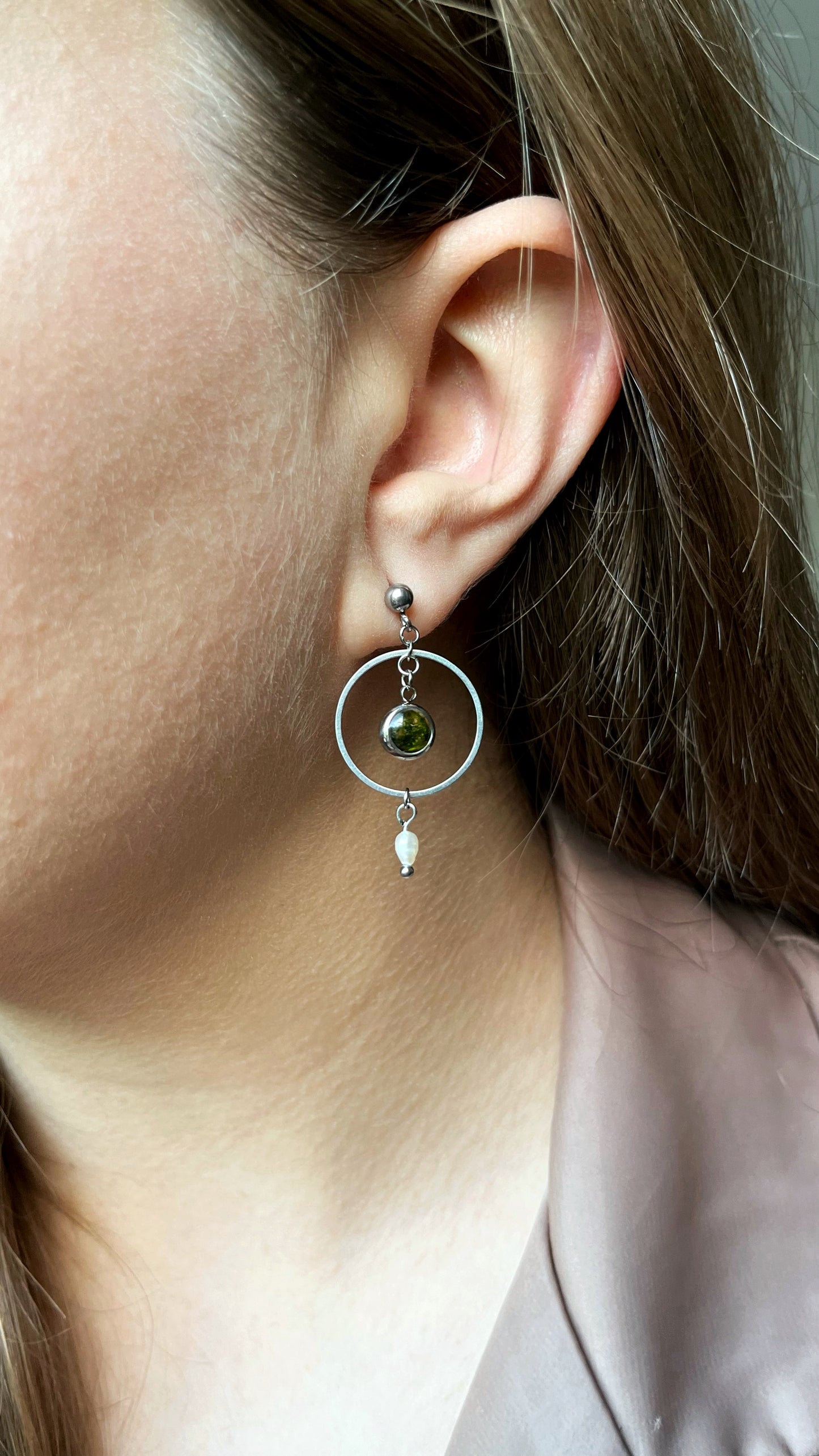 Moss earrings