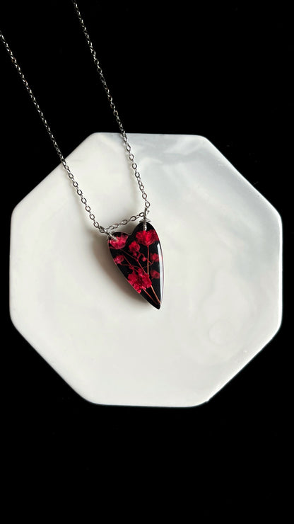 Baby’s breath pendant