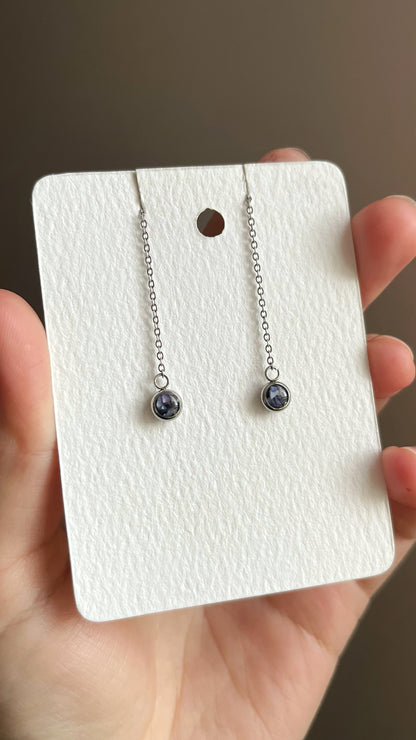 Mother-of-pearl earrings