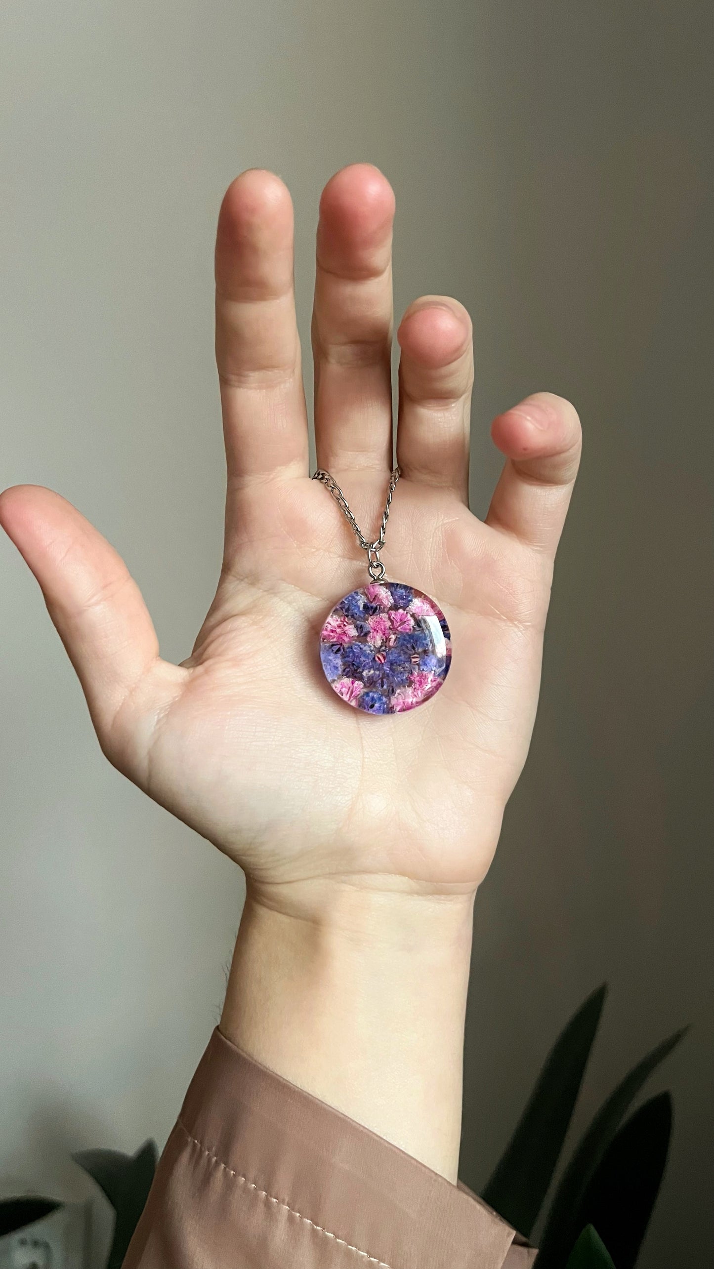 Baby’s breath pendant