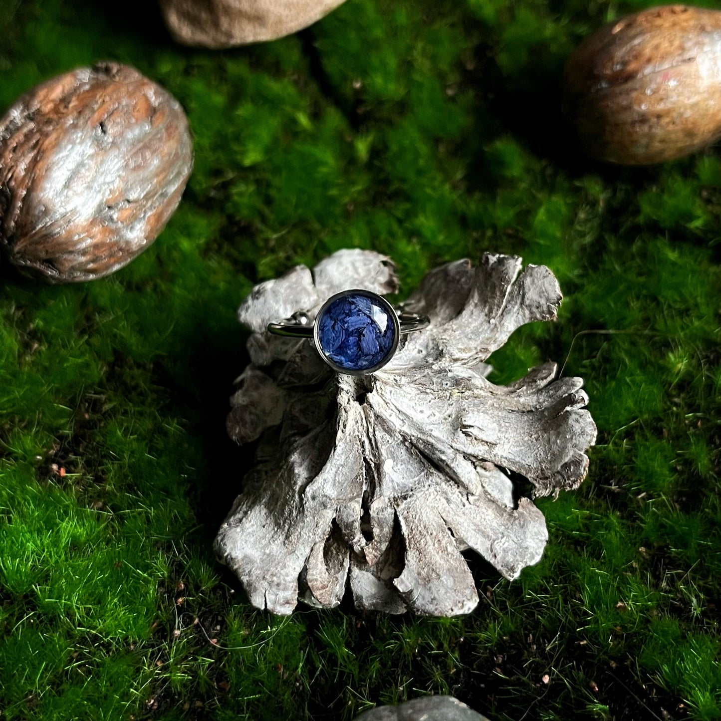 Cornflower rings