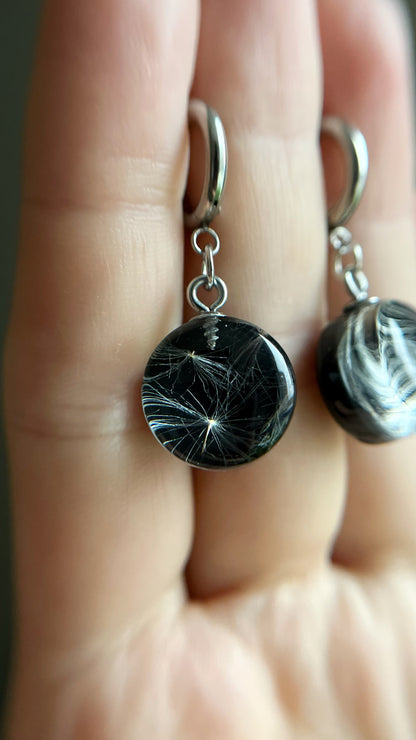 Dandelion earrings