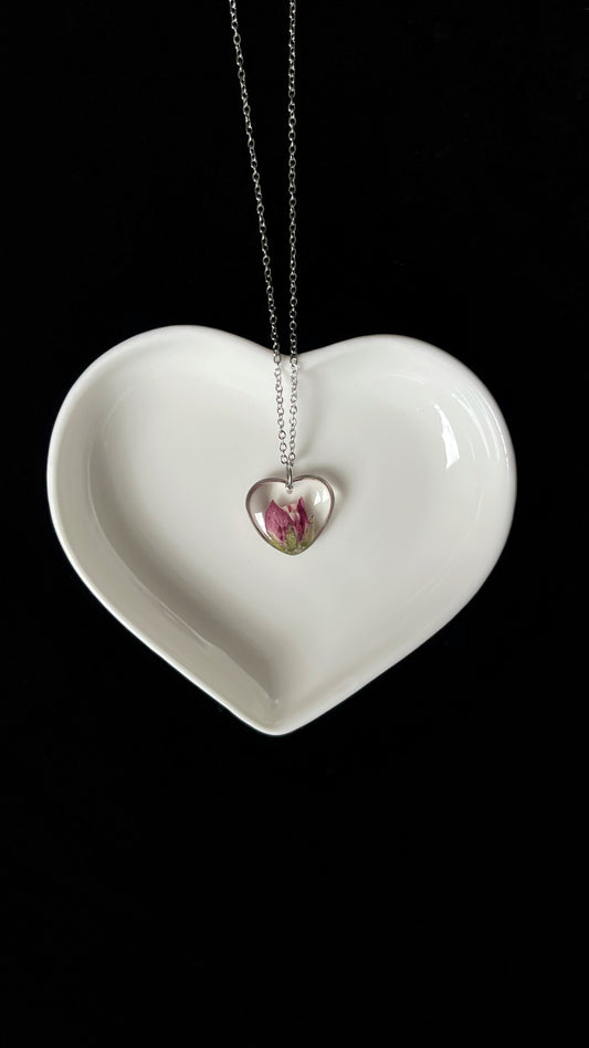 Apple blossom pendant