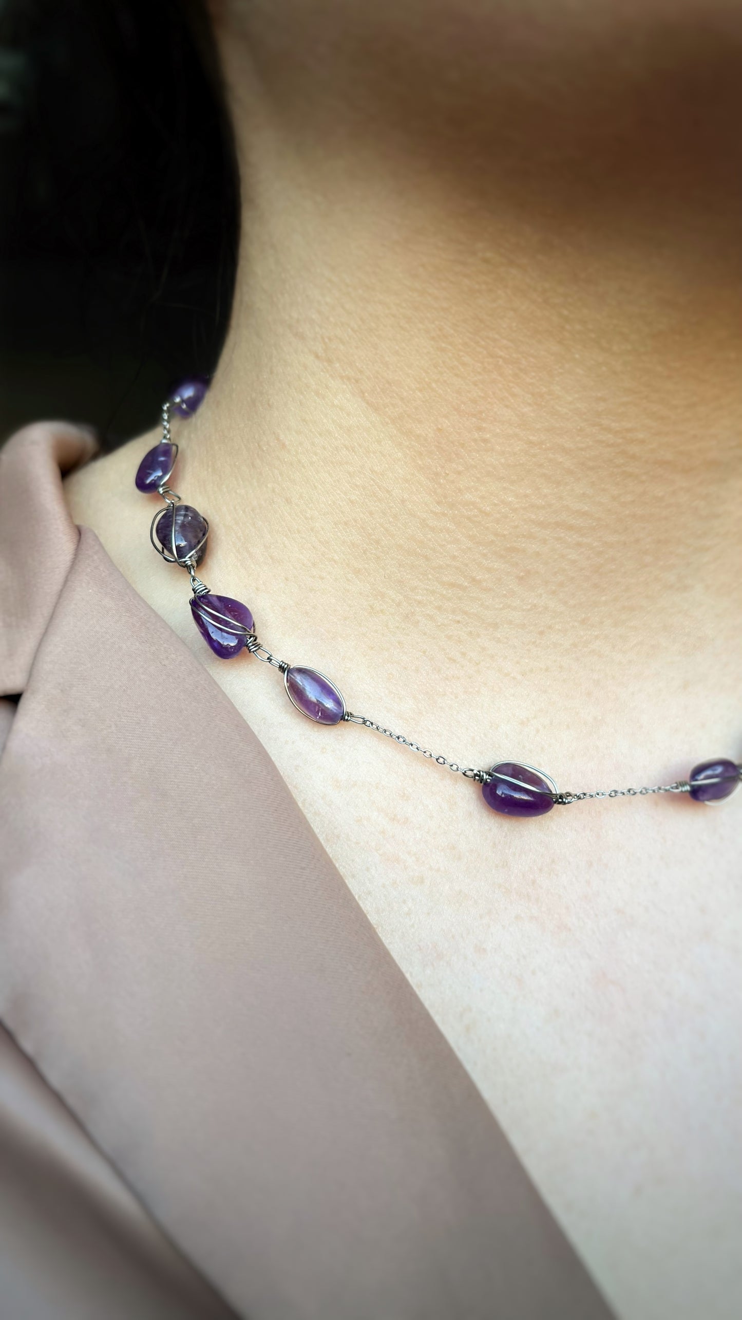 Amethyst necklace