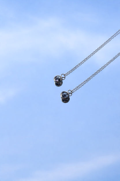 Mother-of-pearl earrings
