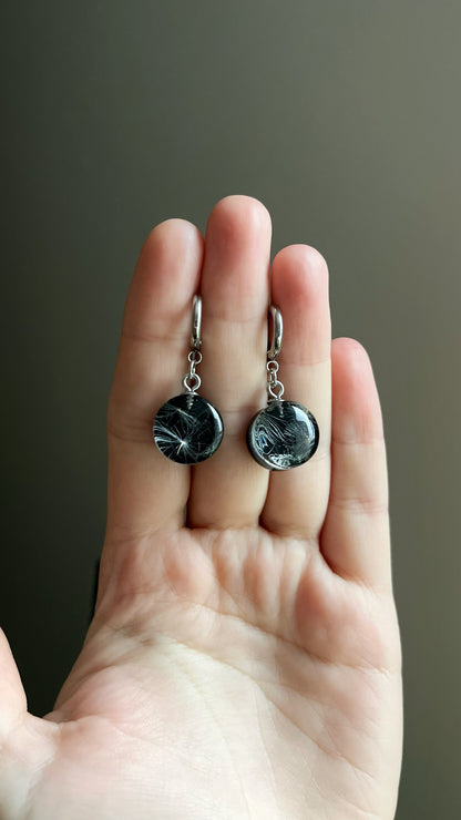 Dandelion earrings
