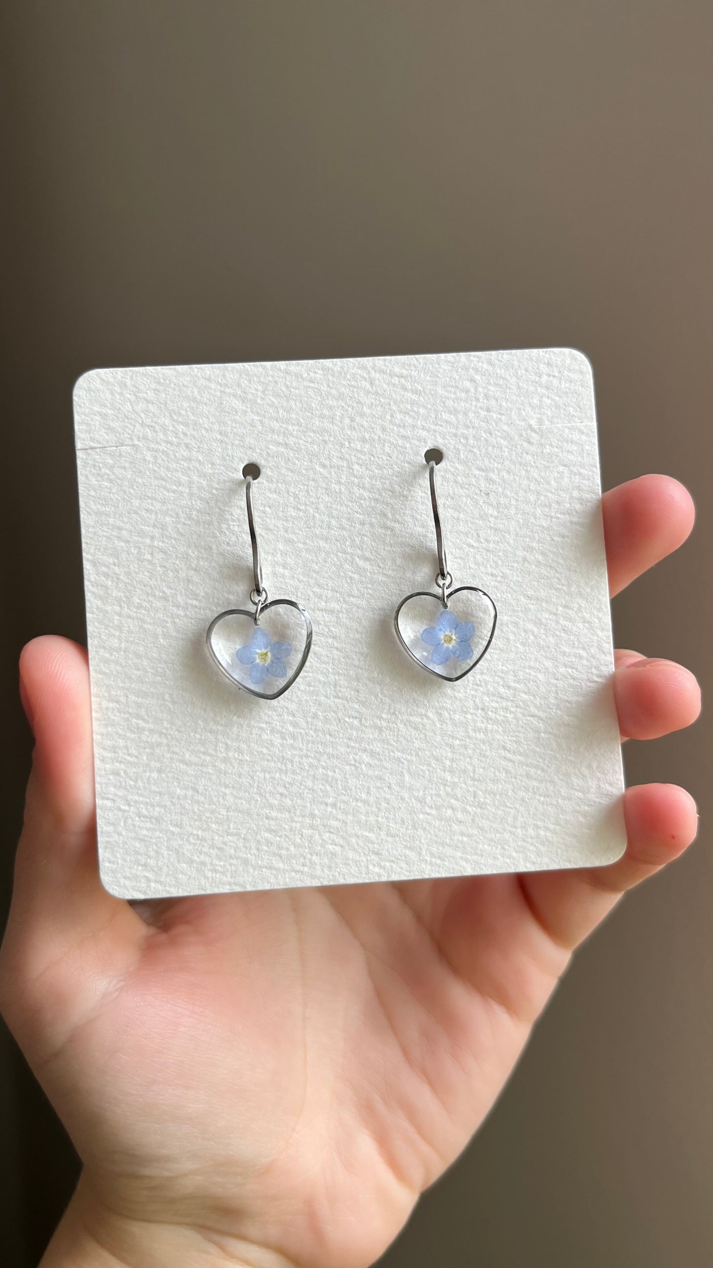 Forget-me-not earrings