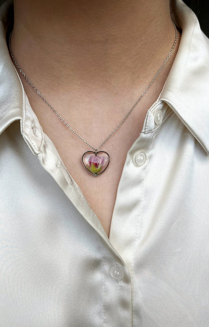 Apple blossom pendants