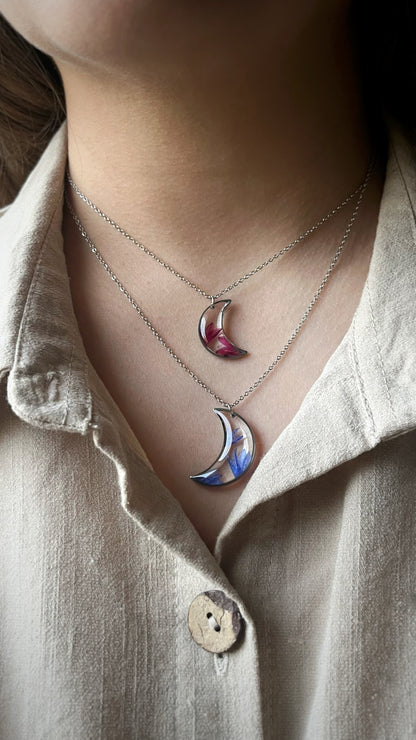Cornflower pendants