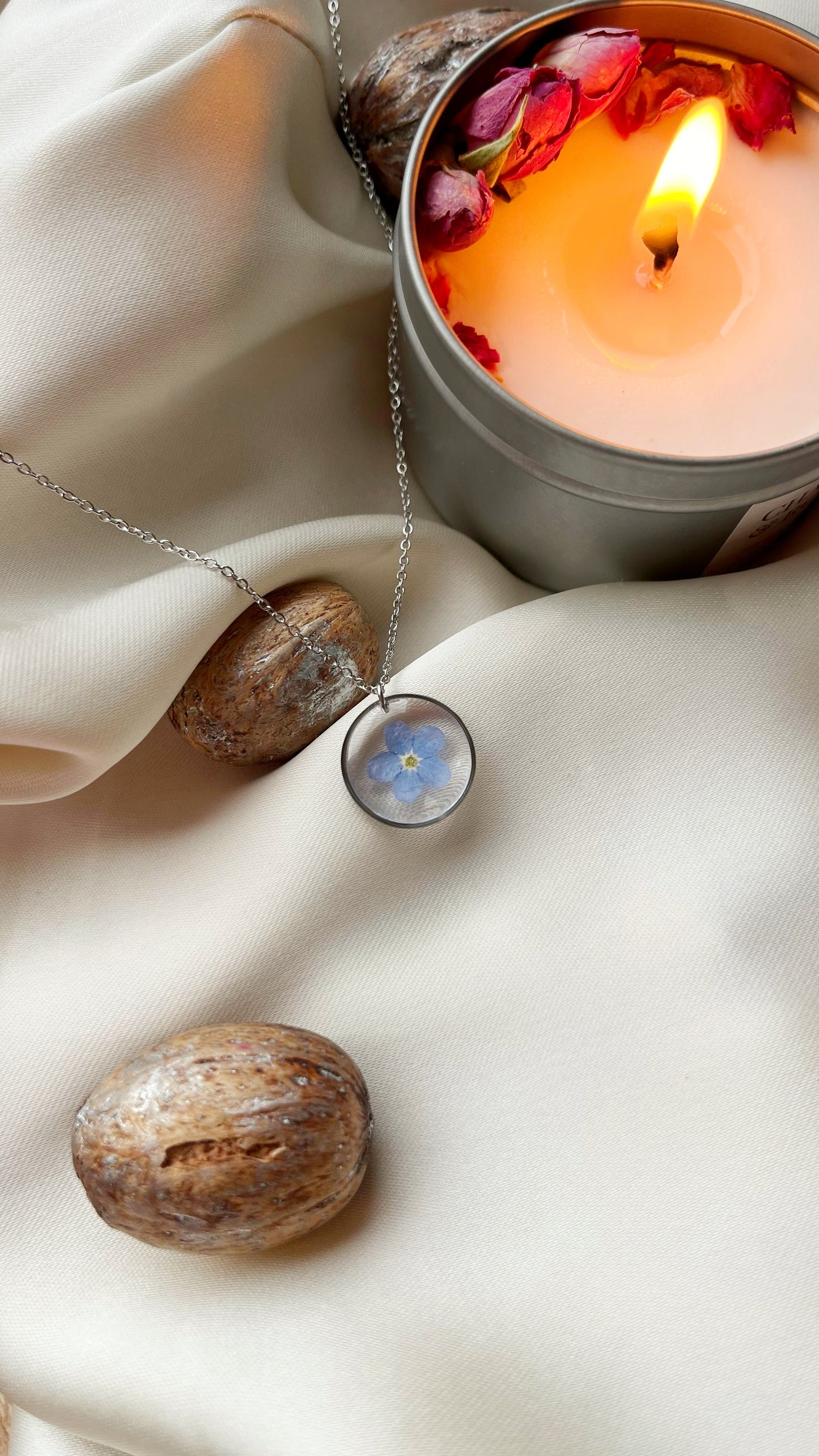 Forget-me-not pendant