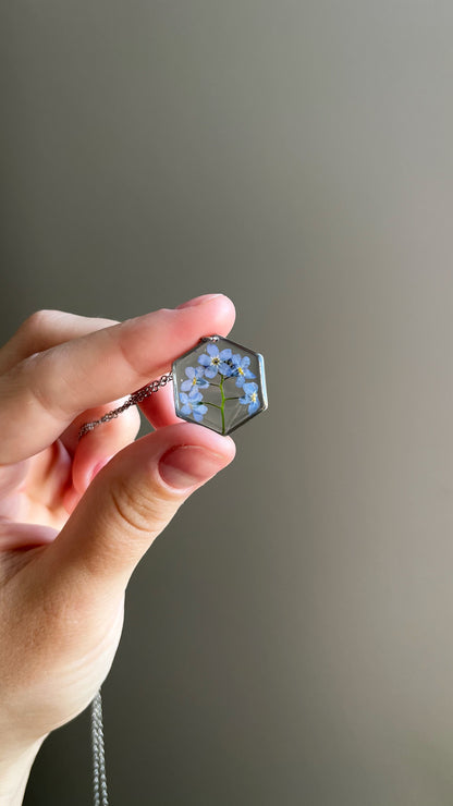Forget-me-not pendant