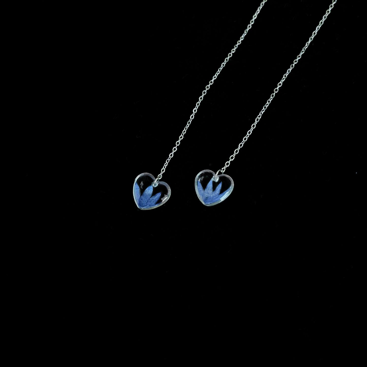 Cornflower earrings