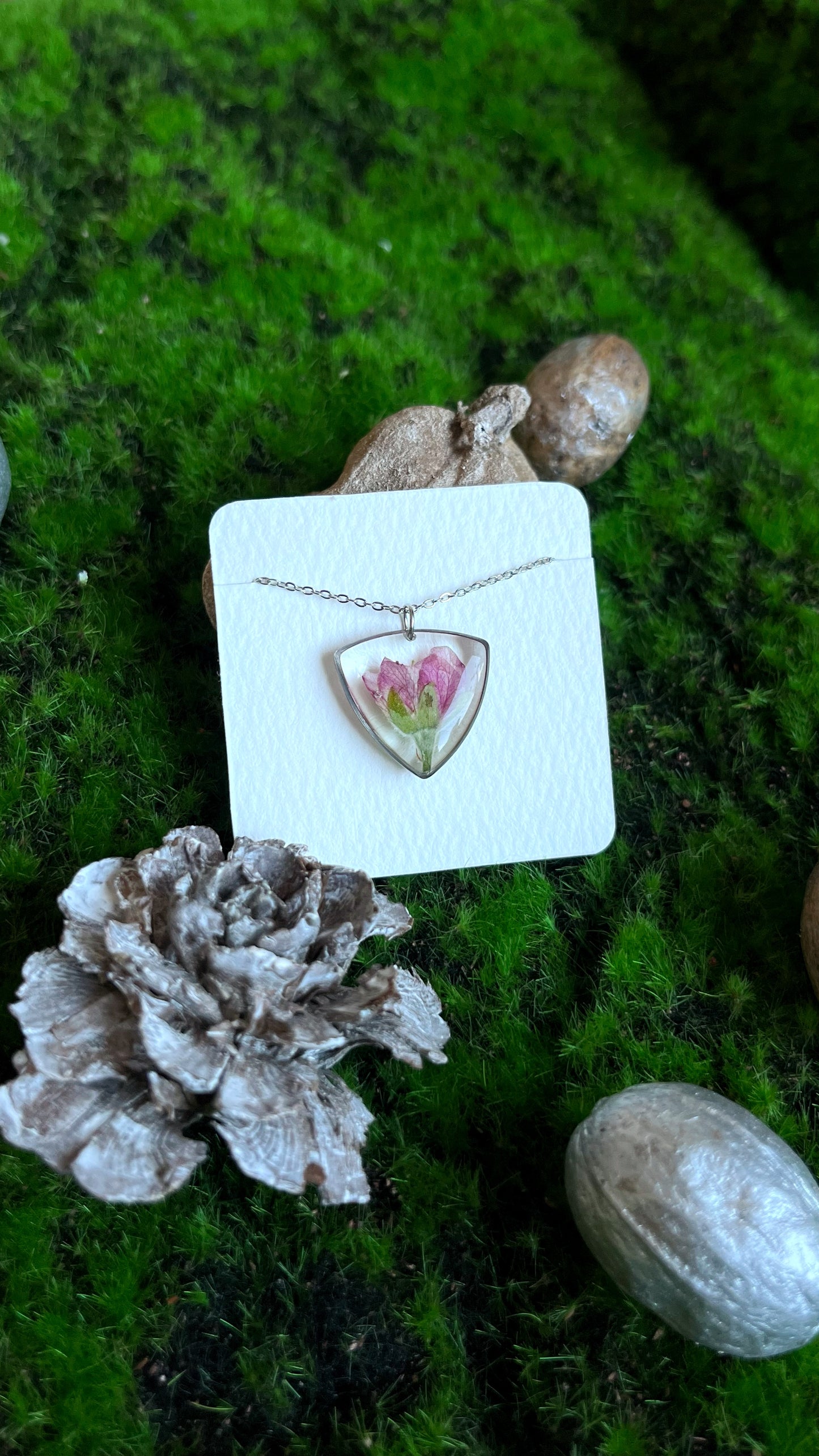 Apple blossom pendants
