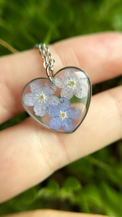 Forget-me-not pendant