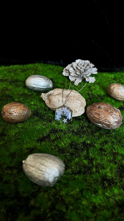 Forget-me-not pendant
