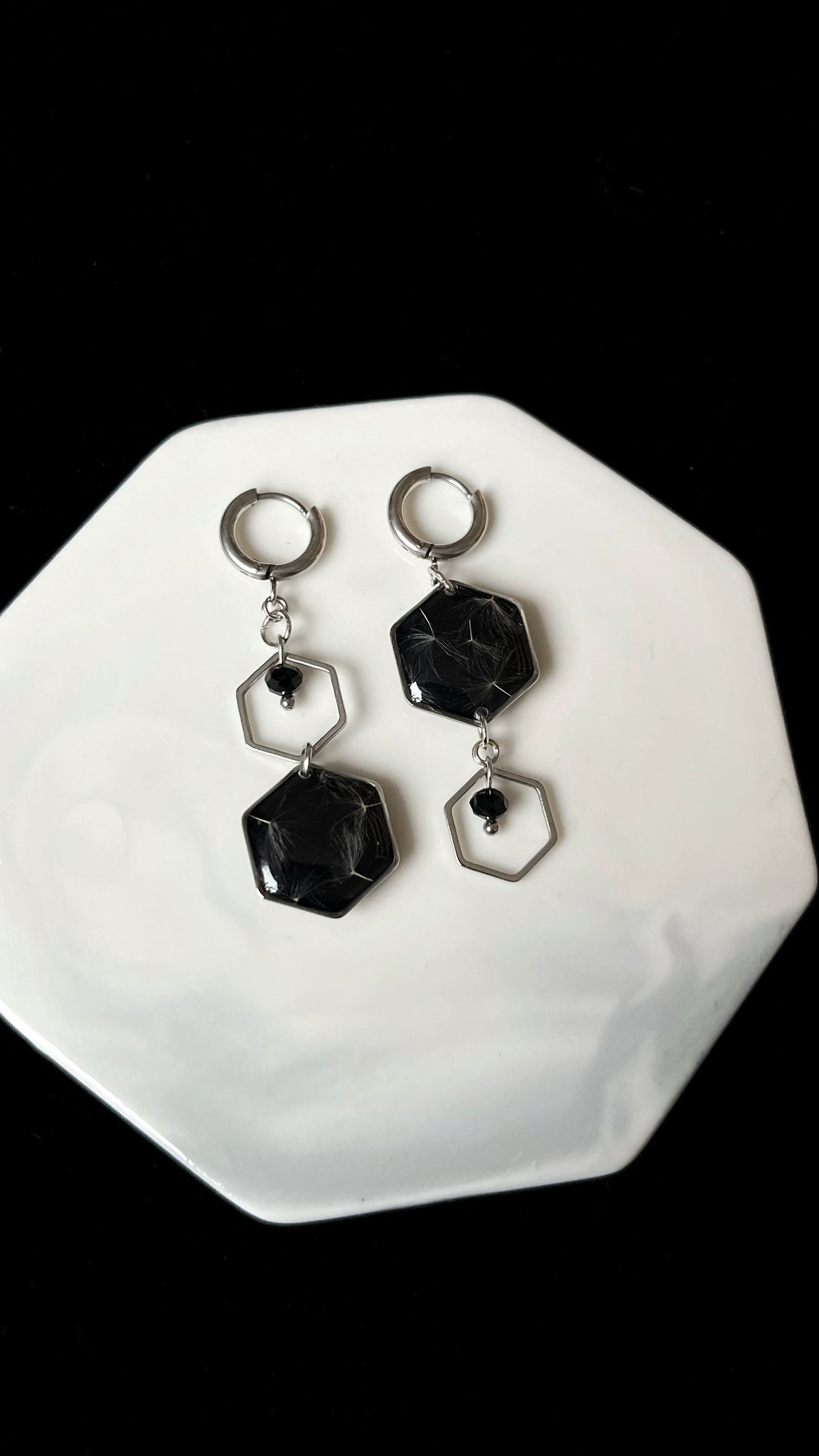 Dandelion earrings