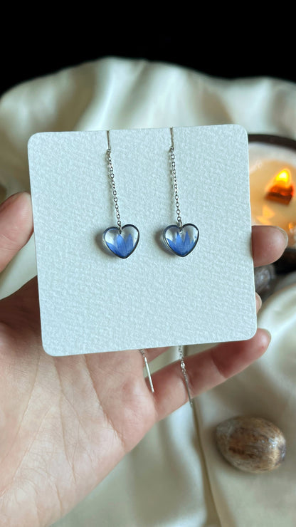 Cornflower earrings