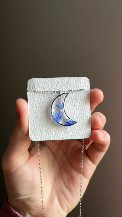 Cornflower pendants