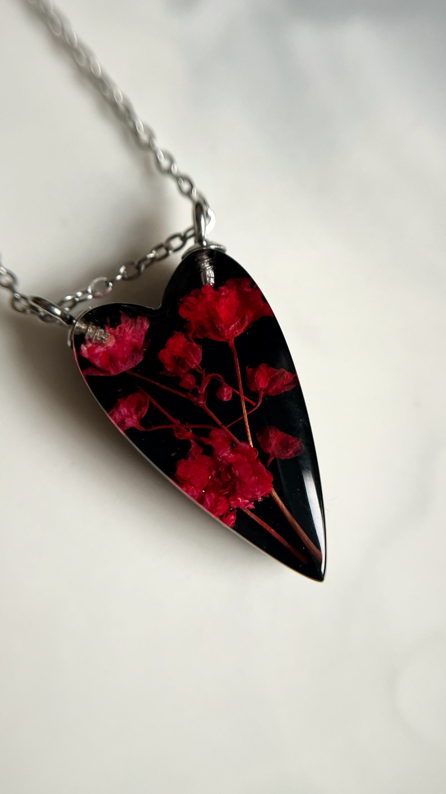 Baby’s breath pendant