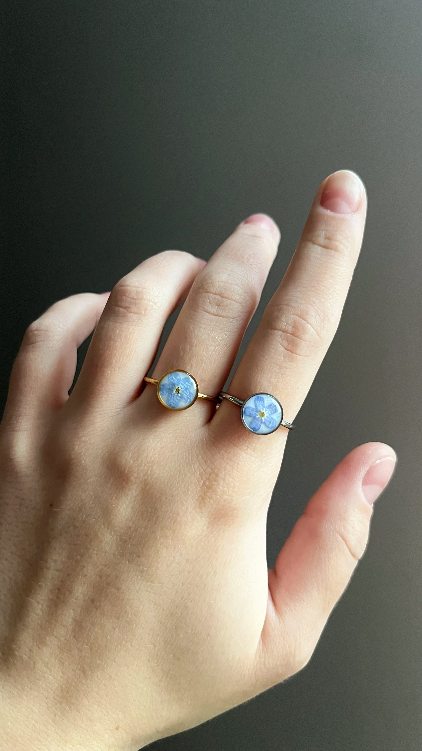 Forget-me-not ring