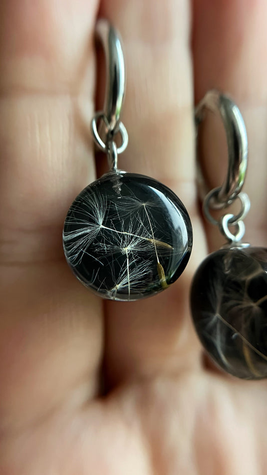 Dandelion earrings