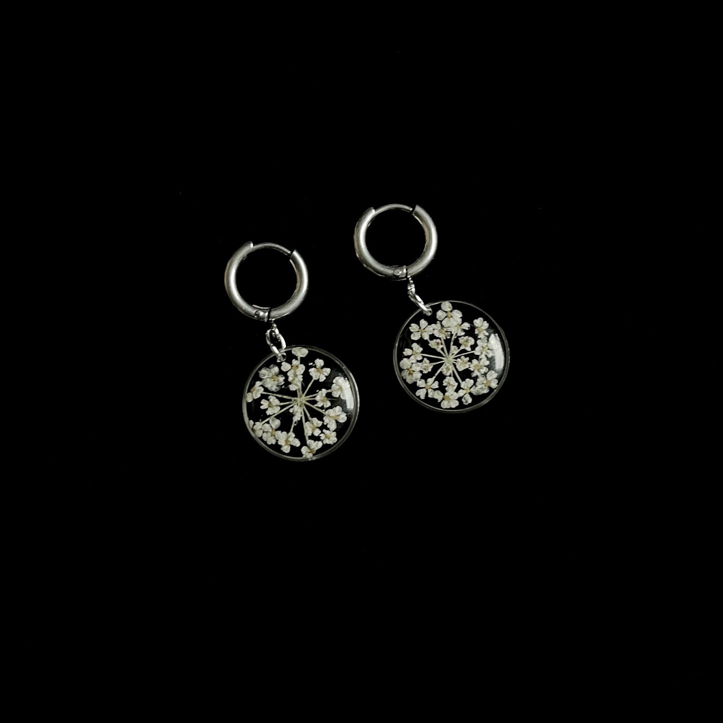 Ground elder earrings